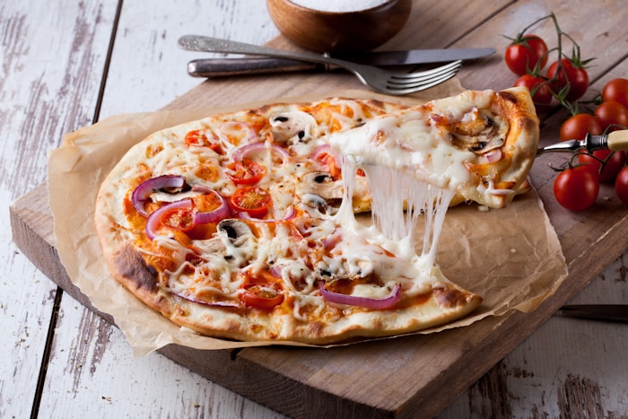 Pizza Abendstimmung